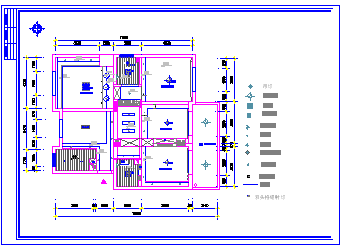 室内家装设计方案cad平面施工图_图1