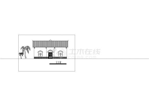 桂北京族民居建筑设计施工图（含实景照片）-图二