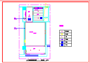 室内装修标准客房家私设计cad平面图纸_图1