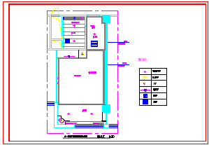 室内装修标准客房家私设计cad平面图纸-图二