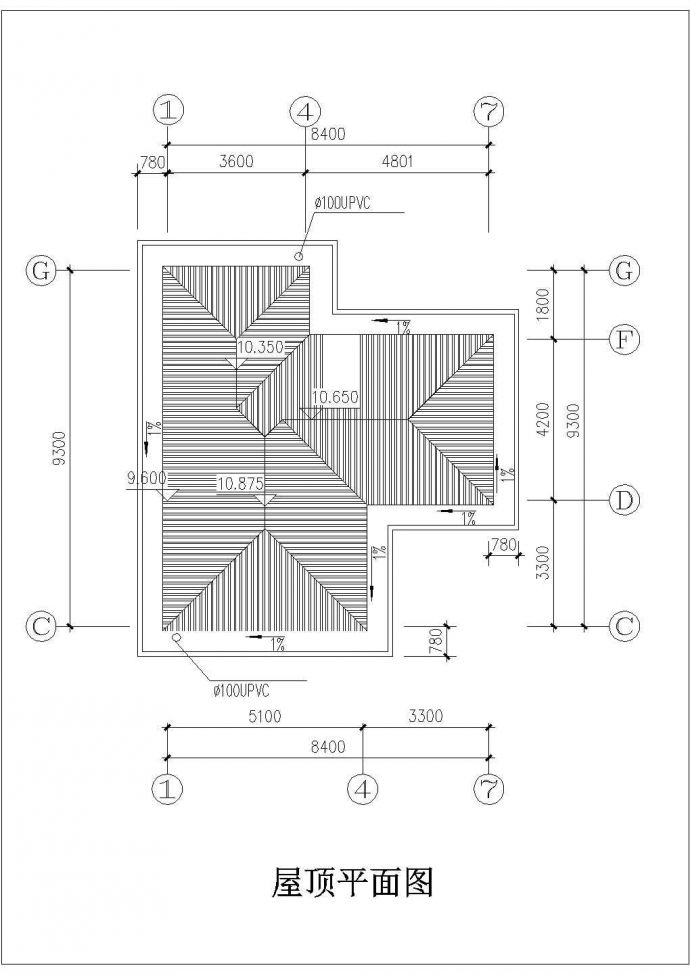 苏州市某现代村镇246平米3层框架结构豪华单体别墅平立面设计CAD图纸_图1