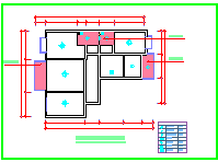 室内装修设计cad整套施工图带3D效果图_图1