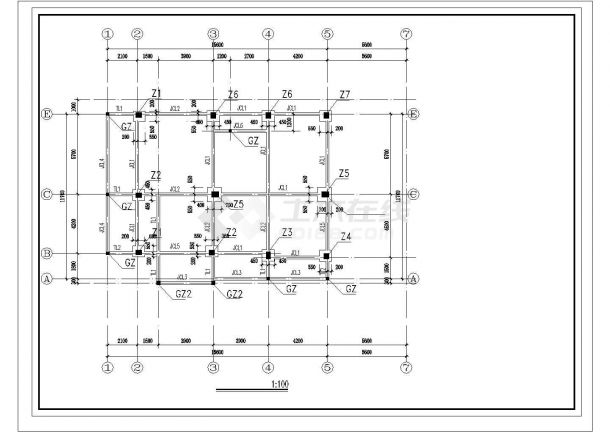 南宁市某度假山庄5层砖混结构独栋休闲别墅全套建筑设计CAD图纸-图一