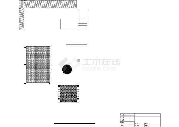 达州市安庆花园小区2层砖混结构简约型小别墅建筑设计CAD图纸-图一