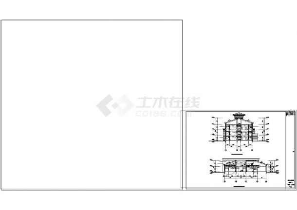 HVAC CAD construction drawing of a hospital ward building - Figure 1