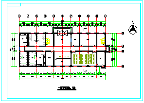 现代化高档四层综合办公楼设计CAD图纸-图二