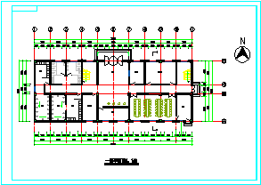 现代化高档四层综合办公楼设计CAD施工图纸-图二