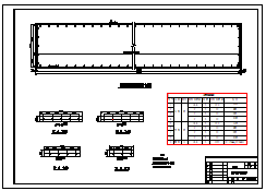 橡胶坝全套cad设计施工图纸-图一