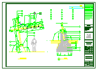 某中心花园长廊CAD设计图纸-图二