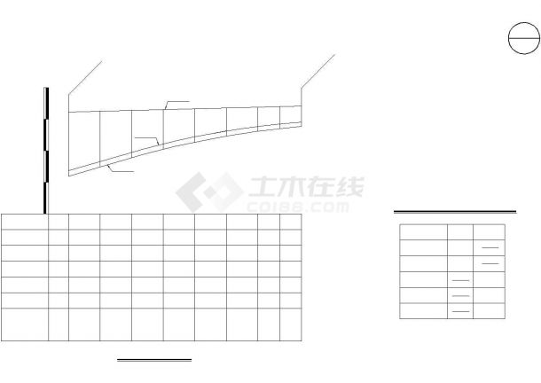 钢筋混凝土道路挡土墙结构施工CAD图-图二