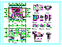 亭、廊建筑设计CAD施工图-图一