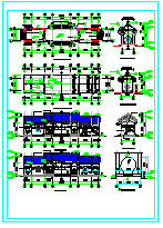 亭、廊建筑设计CAD施工图-图二