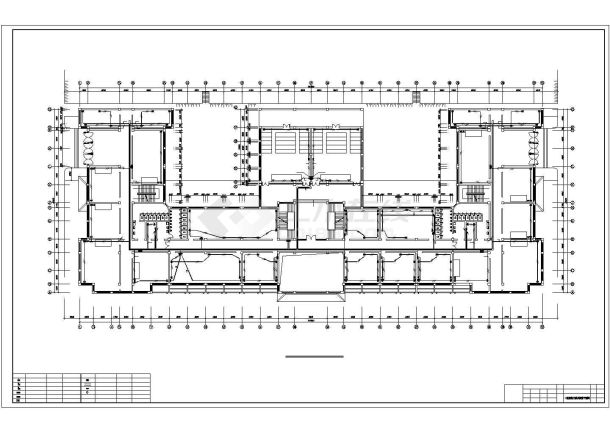 15200㎡教学楼电气施工设计图-图一