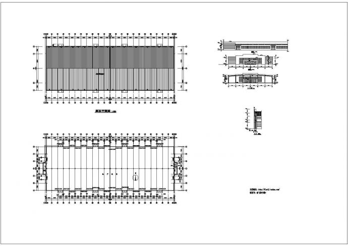 1层生产车间厂房建筑设计施工图_图1