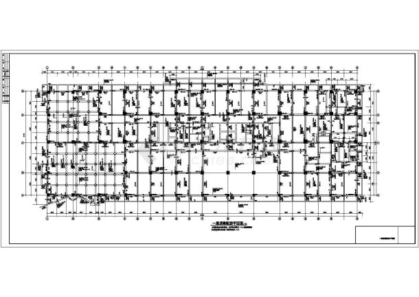 北方超高层国际商务大厦内装修设计cad施工工程图纸-图二