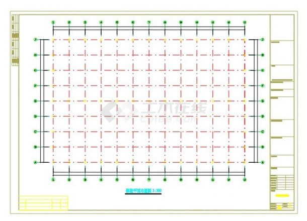 漳州报价及钢结构方案设计cad图，含设计说明-图二