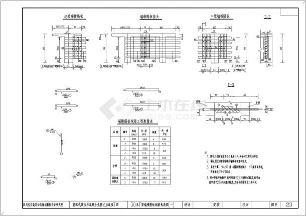 某标准连续刚构T梁桥全套设计施工详细方案CAD图纸-图一