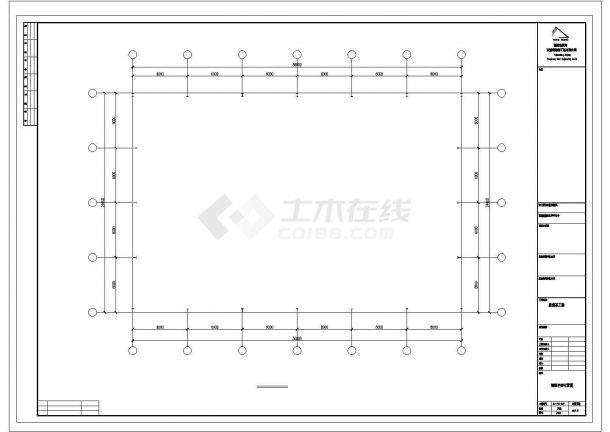 福建某公司钢结构工程设计cad图-图二