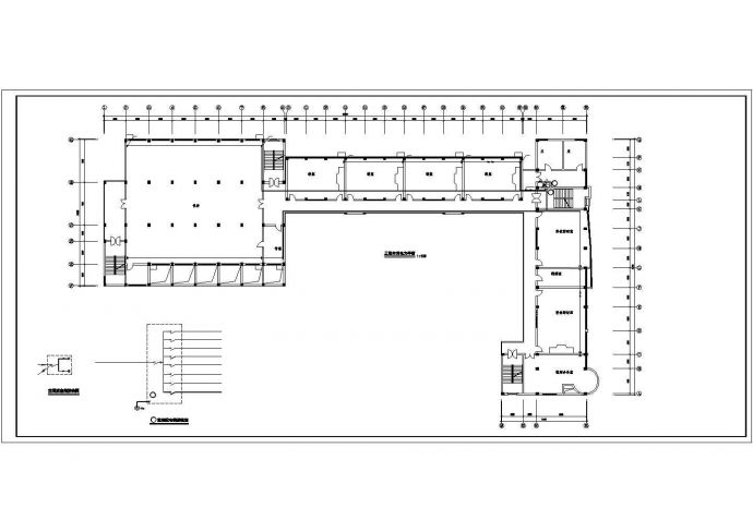 某6层中学教学楼强电施工设计图_图1