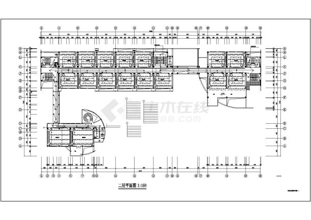 5层高职教学楼全套电气施工图-图二