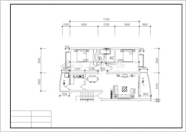 昆山市某新建小区22套经典套房户型平面设计CAD图纸（82-164平）-图二