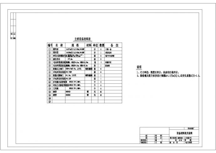 中小型污水处理工厂初步设计CAD布置图_图1