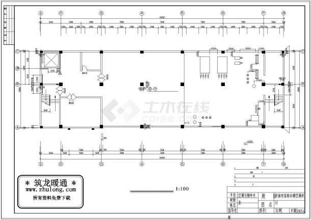 济南市某综合楼空调cad工程设计-图二