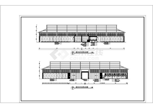 黎族文化园卫生间钢结构及基础CAD施工图-图二