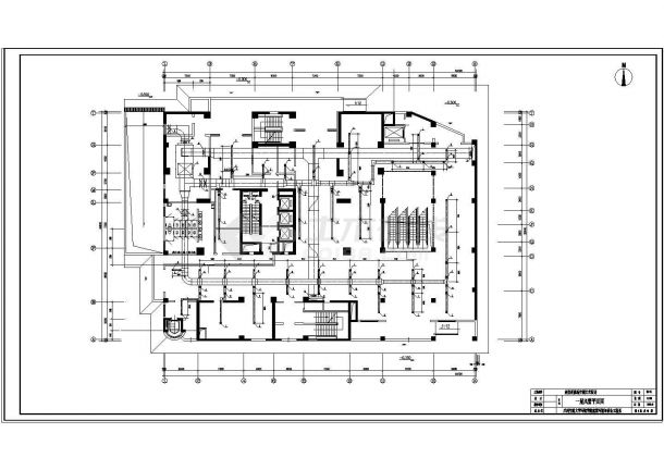 土木工程毕业设计_西安某商场空调工艺毕业设计图纸-图二