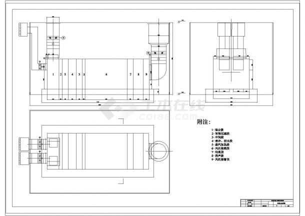土木工程毕业设计_重庆三峡大剧院空调系统cad毕业设计图纸-图一