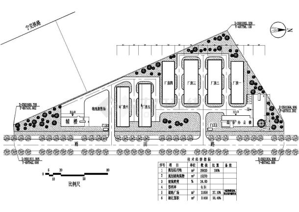 某教学楼设计方案图-图一