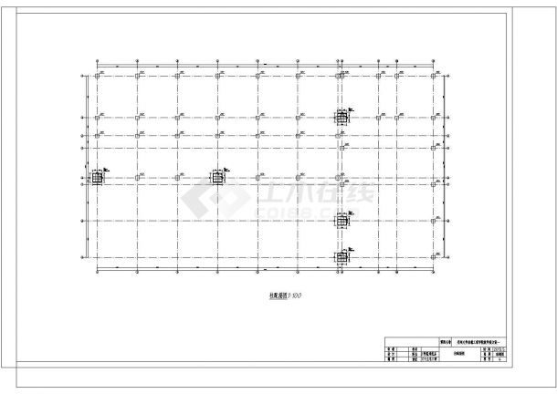 5000平米左右五层框架结构大学教学楼毕业设计（含结构计划书、建筑图、任务书）-图一