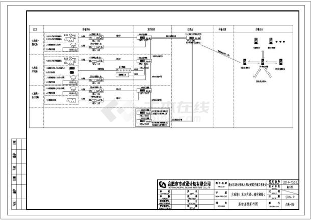 某监控系统拓扑图CAD详细平面图纸-图一