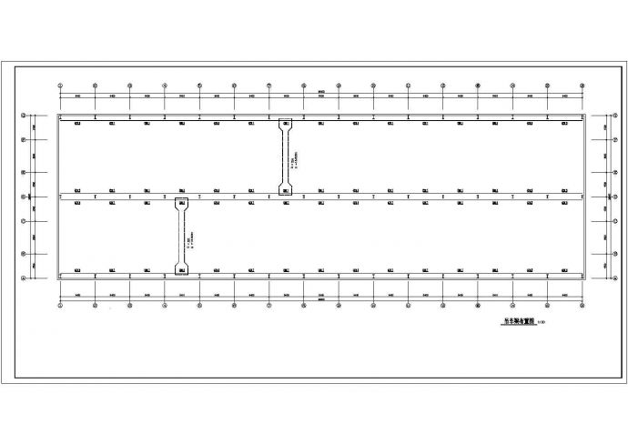 96x30m 30T门式轻钢结构车间结构施工图_图1