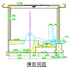 小型电站建筑cad设计施工图-图一