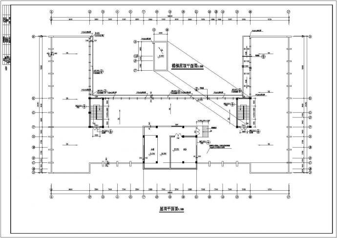 某城市国际初级中学七层U型教学楼建筑工程设计全套施工图（含实验室平面布置图）_图1