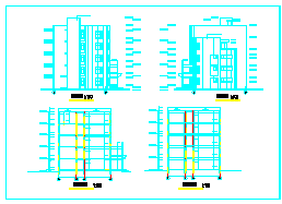 小学教学综合楼整层建筑cad平面设计施工图纸-图一