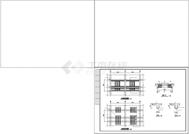 某变电站配电房加固工程结构设计cad-图二