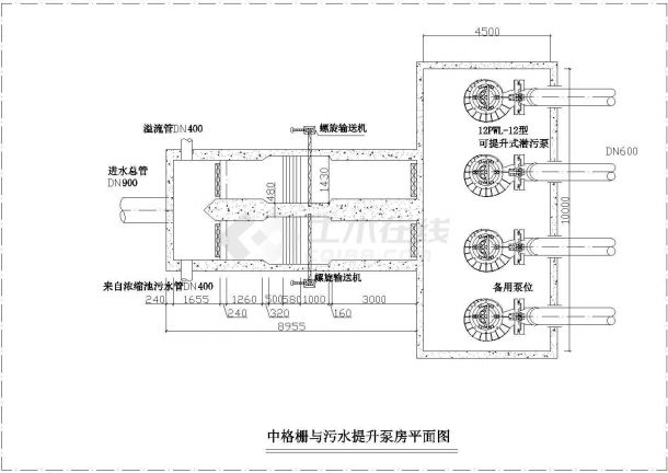 土木工程毕业设计_河北理工大学污水处理厂工程毕业设计-图二