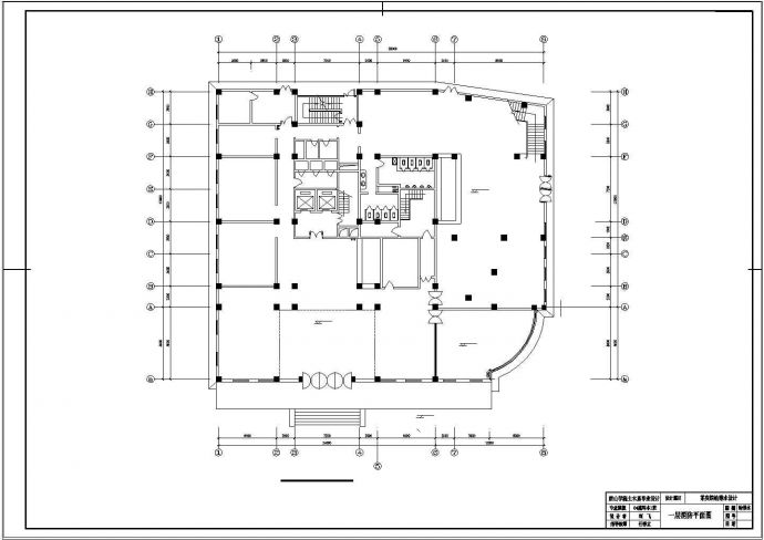 土木工程毕业设计_某宾馆给排水工程cad毕业设计图纸_图1