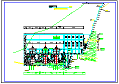 一整套河床式水电站施工cad设计图纸-图二