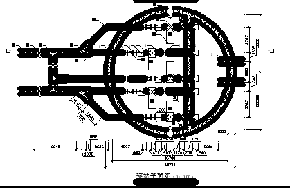 一整套取水泵站设计cad施工图-图二