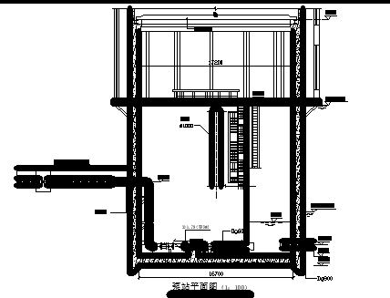 一整套取水泵站设计cad施工图