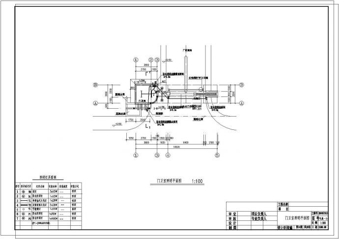 某水厂电气及自动化设计图cad图纸_图1