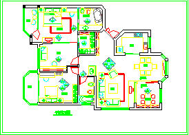 整套室内家装方案cad施工图_图1