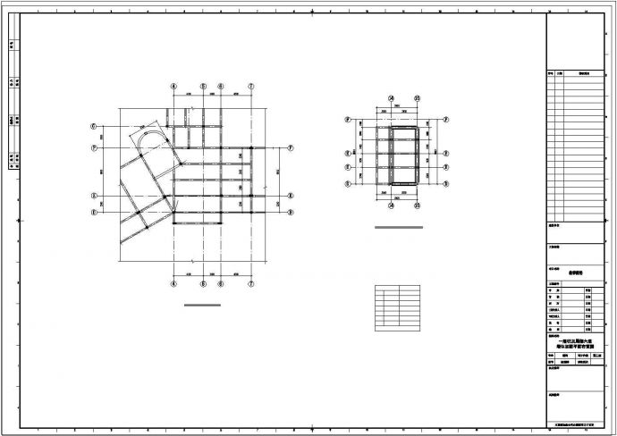 某六层教学楼结构加固设计cad施工图（共21张图）_图1