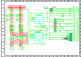 ABB软启动电气cad控制设计图纸（17张）-图一