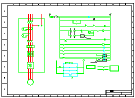 ABB软启动电气cad控制设计图纸（17张）-图二