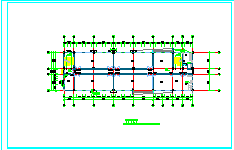 某四层框架办公楼建筑结构cad设计施工图纸-图二