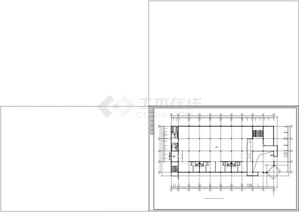 办公楼设计_【3层】2677.9平米三层框架办公楼工程量计算及施工组织（含建筑结构施工图纸、平面图、进度图、网络图）-图二